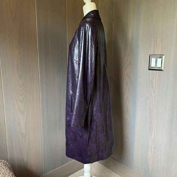 JONES WEAR Vintage Long Raincoat 16 - Picture 4 of 13